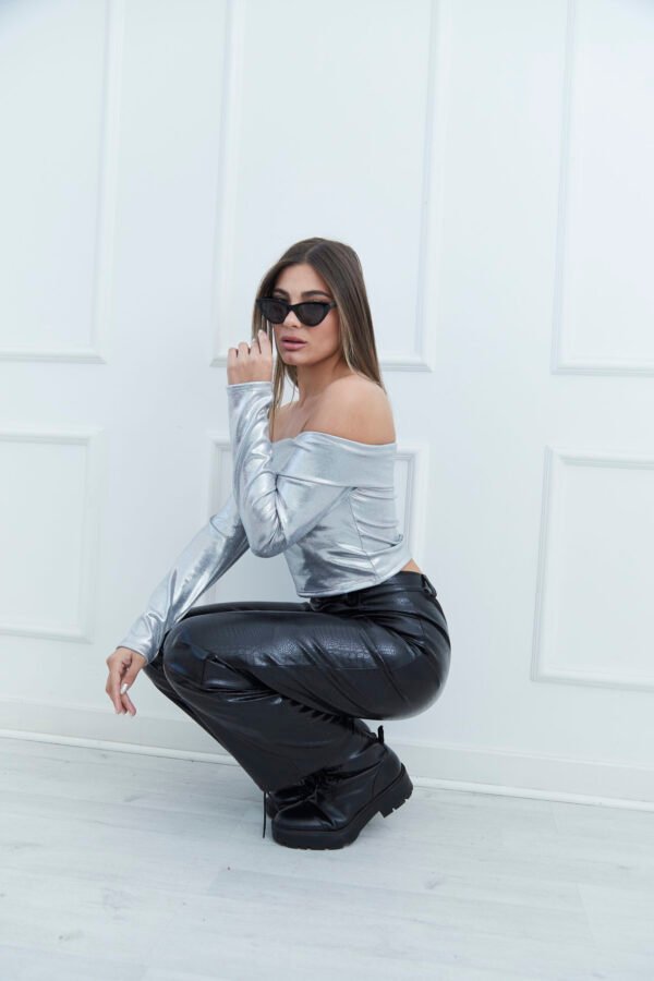 OFERTA MANGA LARGA ASHLEY LANILLA METALIZADA