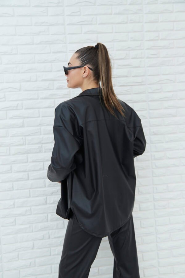 SOBRECAMISA OVERSIZE CUERINA