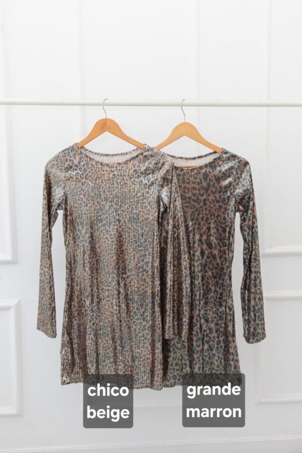 OFERTA VESTIDO ANIMAL LENTEJUELAS MANGA OXFORD