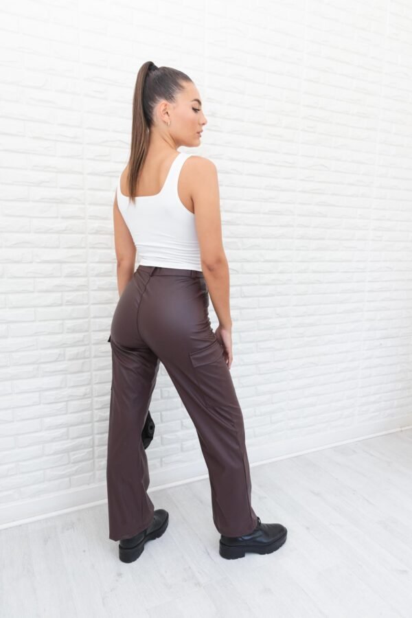 PANTALON WIDE CARGO CUERINA
