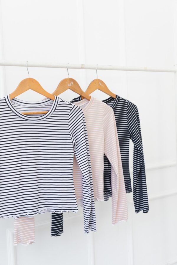 OFERTA MANGA LARGA BASICA ALG RAYADO