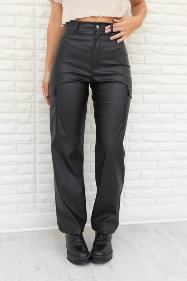 PANTALON WIDE CARGO CUERINA