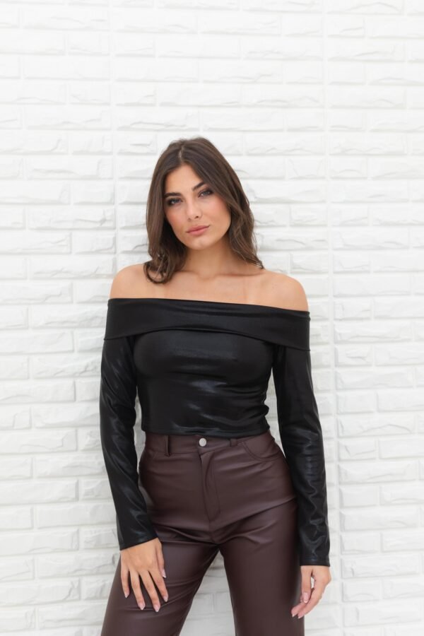 OFERTA MANGA LARGA ASHLEY LANILLA METALIZADA