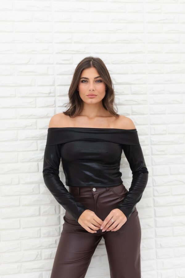 OFERTA MANGA LARGA ASHLEY LANILLA METALIZADA