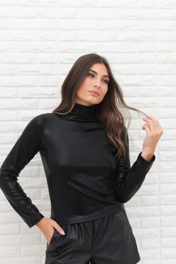 OFERTA POLERA LANILLA METALIZADA