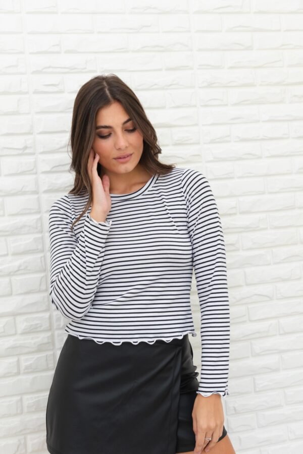 OFERTA MANGA LARGA BASICA ALG RAYADO