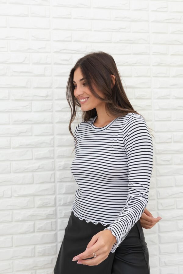 OFERTA MANGA LARGA BASICA ALG RAYADO