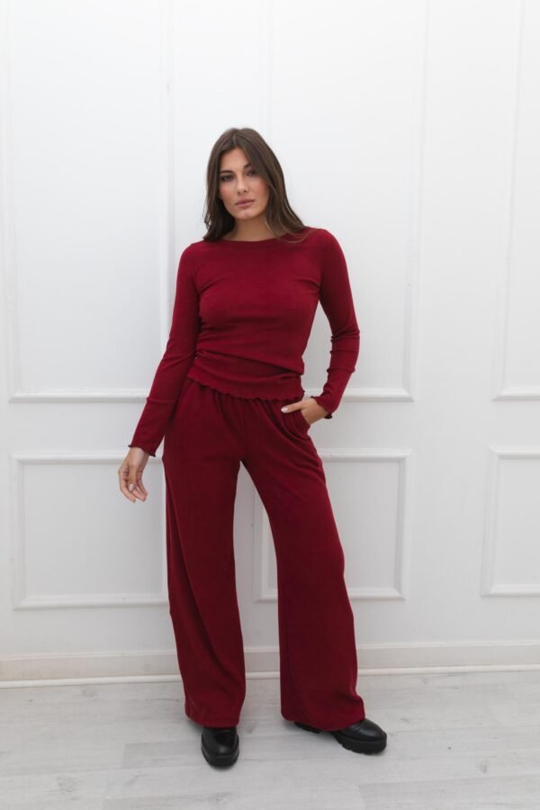 OFERTA PANTALON WIDE MORLEY FRISADO