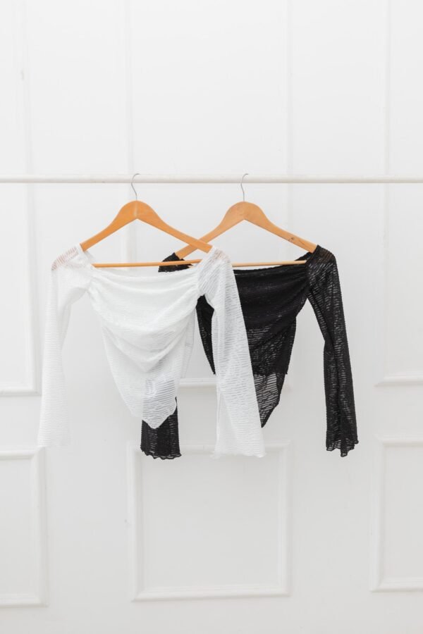 MANGA LARGA MICHELLE TUL ROSA BRILLO