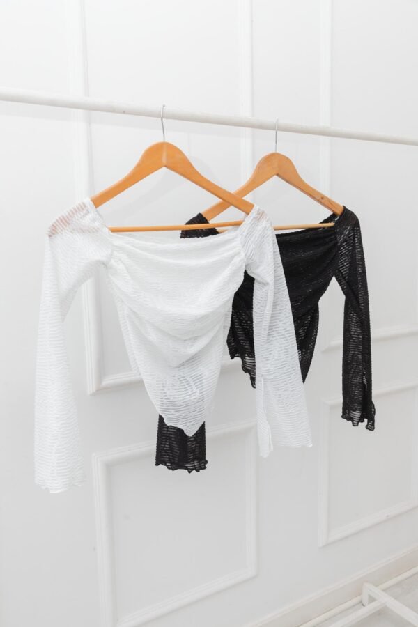 MANGA LARGA MICHELLE TUL ROSA BRILLO