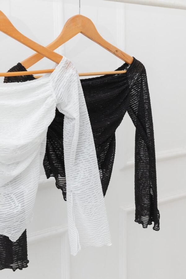 MANGA LARGA MICHELLE TUL ROSA BRILLO