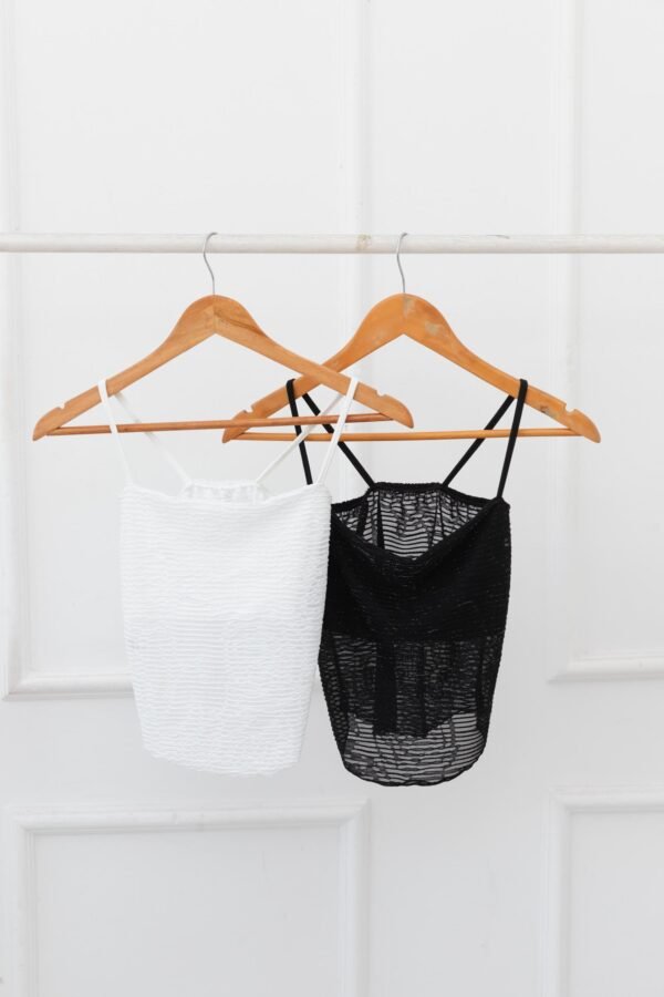 OFERTA TOP ALBA TUL ROSA BRILLO