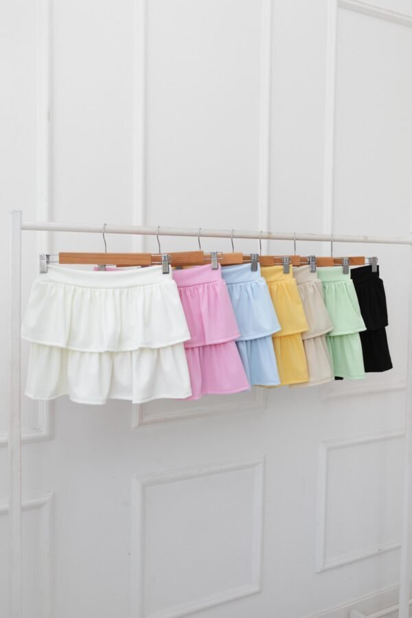 POLLERA VOLADOS NINA RIB TENSE