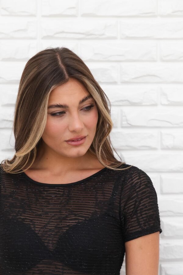 OFERTA BODY IARA TUL ROSA BRILLOS