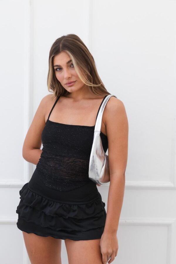 OFERTA TOP ALBA TUL ROSA BRILLO