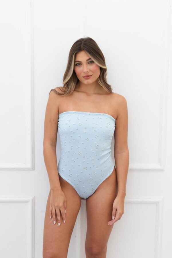 OFERTA BODY STRAPLESS VICKY MORLEY FLORES