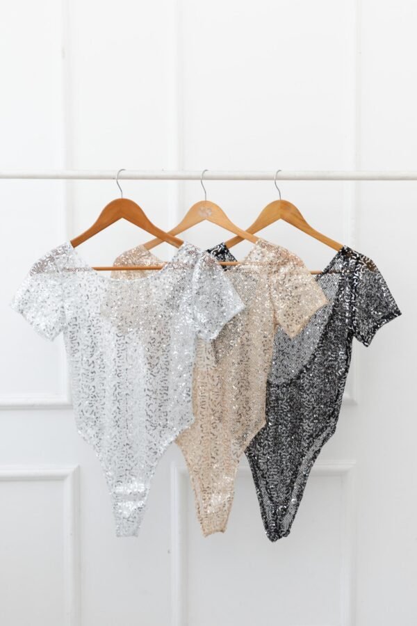 BODY IARA RED LENTEJUELAS