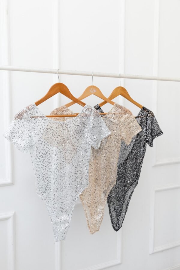 BODY IARA RED LENTEJUELAS