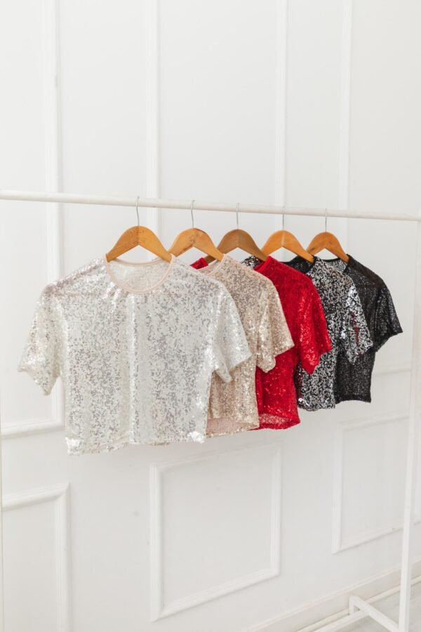 OFERTA REMERA OVERSIZE TUL LENTEJUELAS