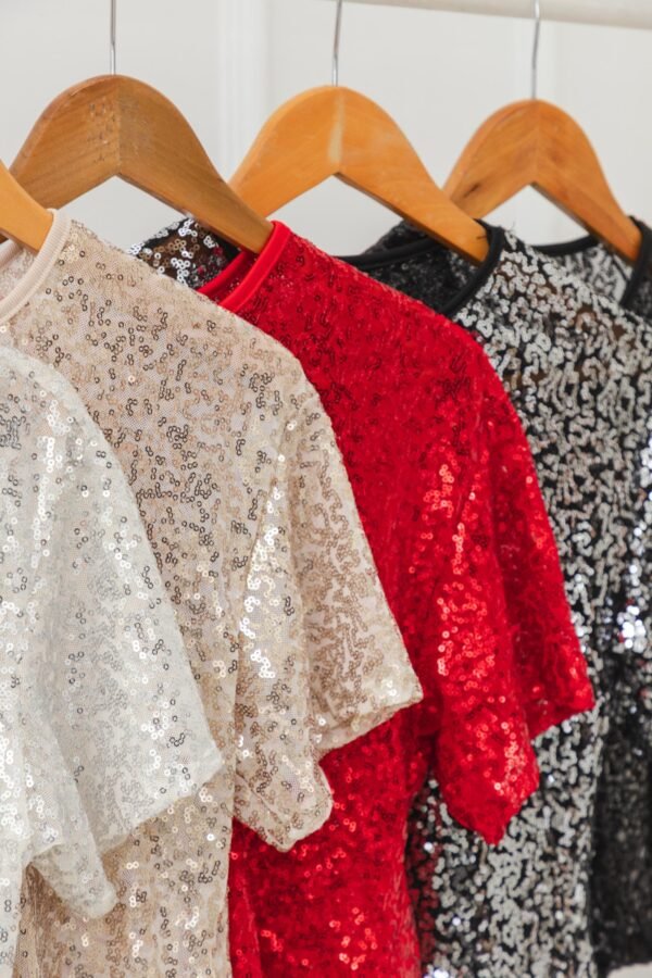 OFERTA REMERA OVERSIZE TUL LENTEJUELAS