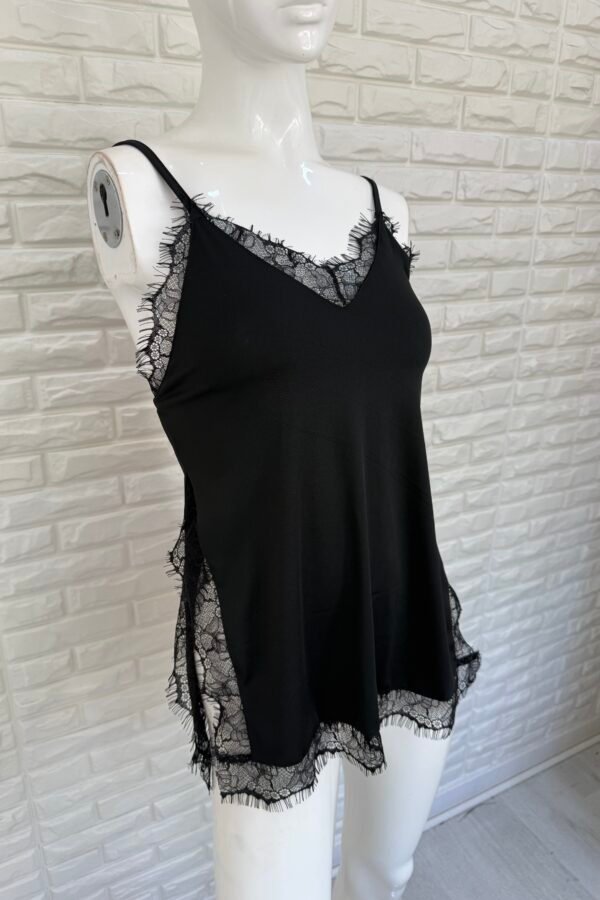 BLUSA MARINA LYCRA PUNTILLA