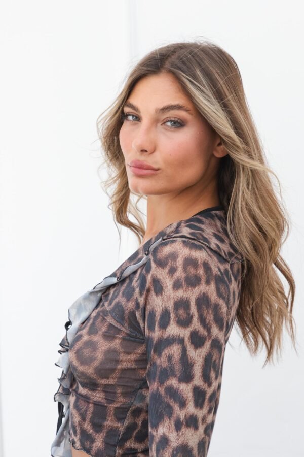 SAQUITO PAMPITA TUL ANIMAL PRINT