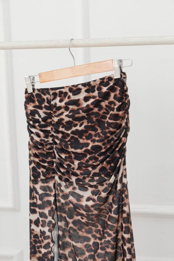 POLLERA FLORENCIA TUL ANIMAL PRINT