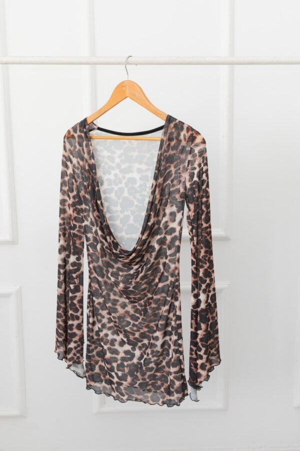 VESTIDO ELECTRA BUCHE TUL ANIMAL PRINT