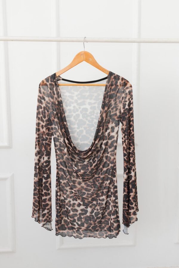 VESTIDO ELECTRA BUCHE TUL ANIMAL PRINT