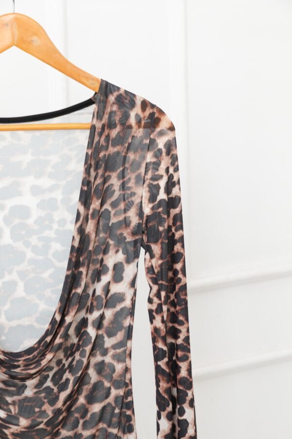 VESTIDO ELECTRA BUCHE TUL ANIMAL PRINT