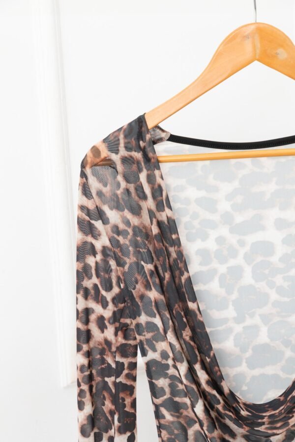 VESTIDO ELECTRA BUCHE TUL ANIMAL PRINT