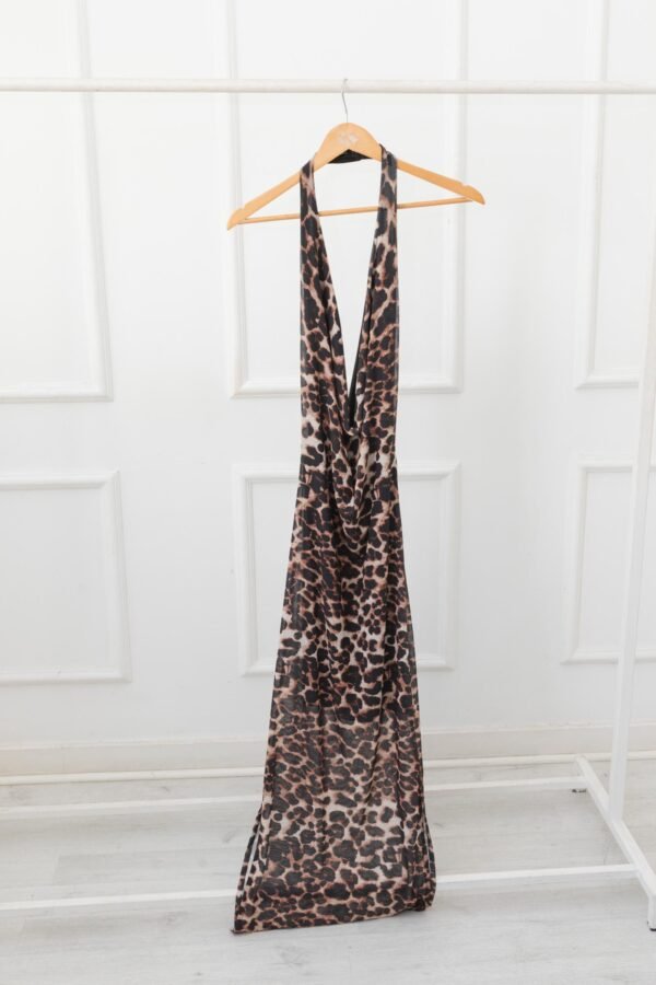 VESTIDO AINHOA TUL ANIMAL PRINT