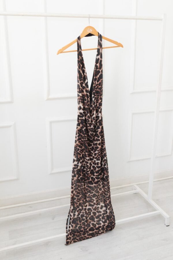 VESTIDO AINHOA TUL ANIMAL PRINT