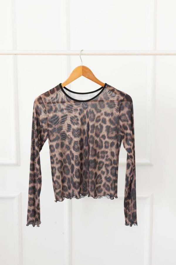 MANGA LARGA TUL ANIMAL PRINT