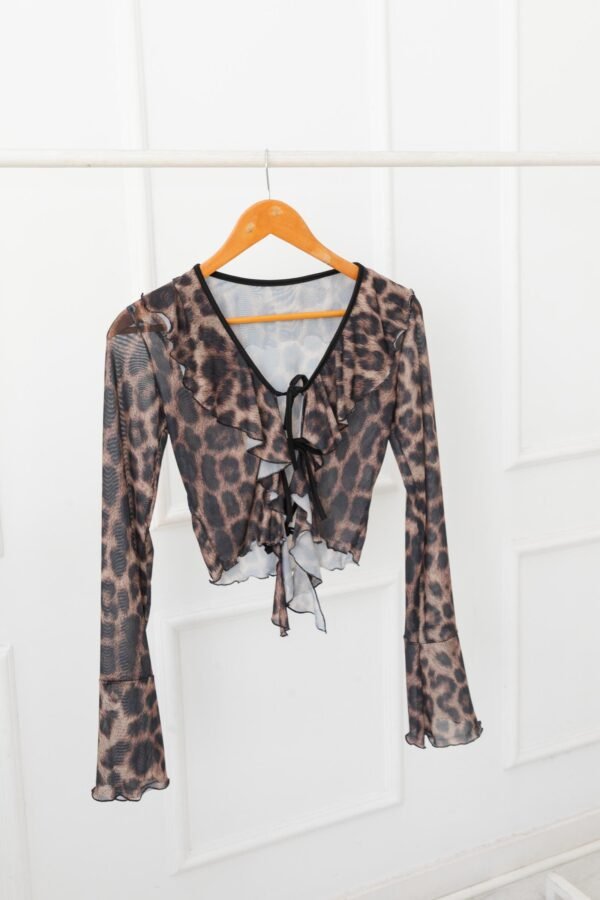 SAQUITO PAMPITA TUL ANIMAL PRINT