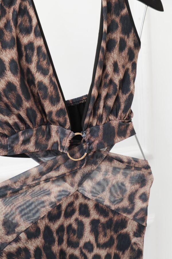 VESTIDO LORENA TUL ANIMAL PRINT