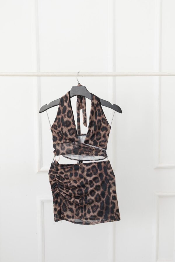 VESTIDO VENUS TUL ANIMAL PRINT
