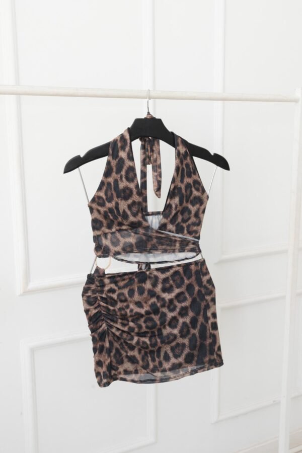 VESTIDO VENUS TUL ANIMAL PRINT