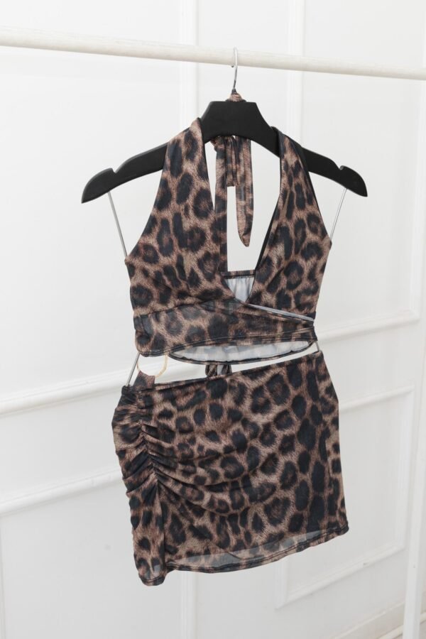 VESTIDO VENUS TUL ANIMAL PRINT