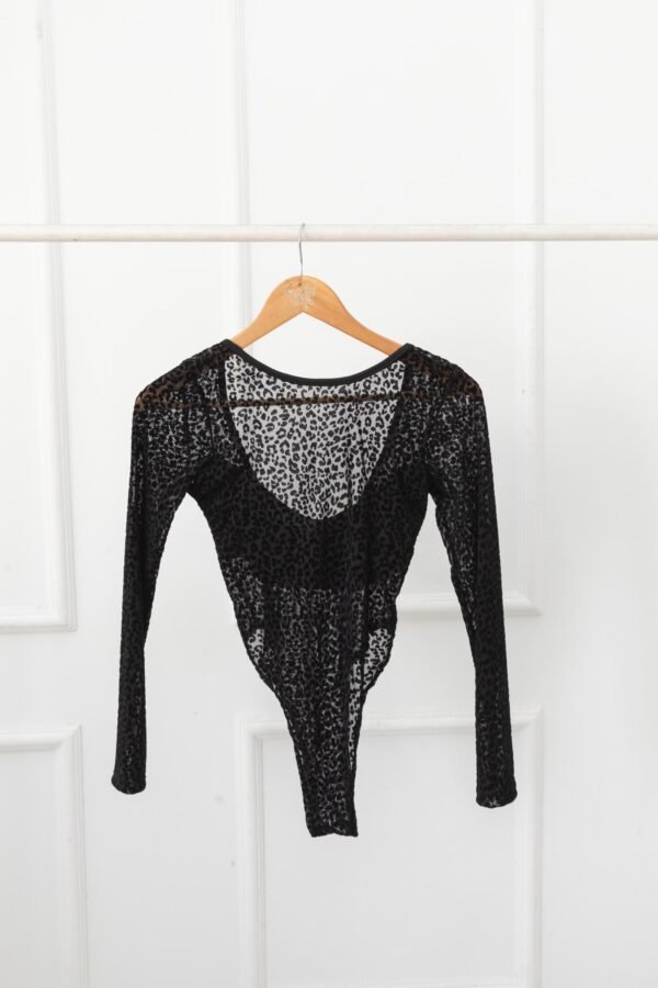 BODY NICOLE TUL VELVET ANIMAL PRINT
