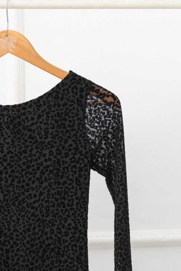 VESTIDO CORAL TUL VELVET ANIMAL PRINT