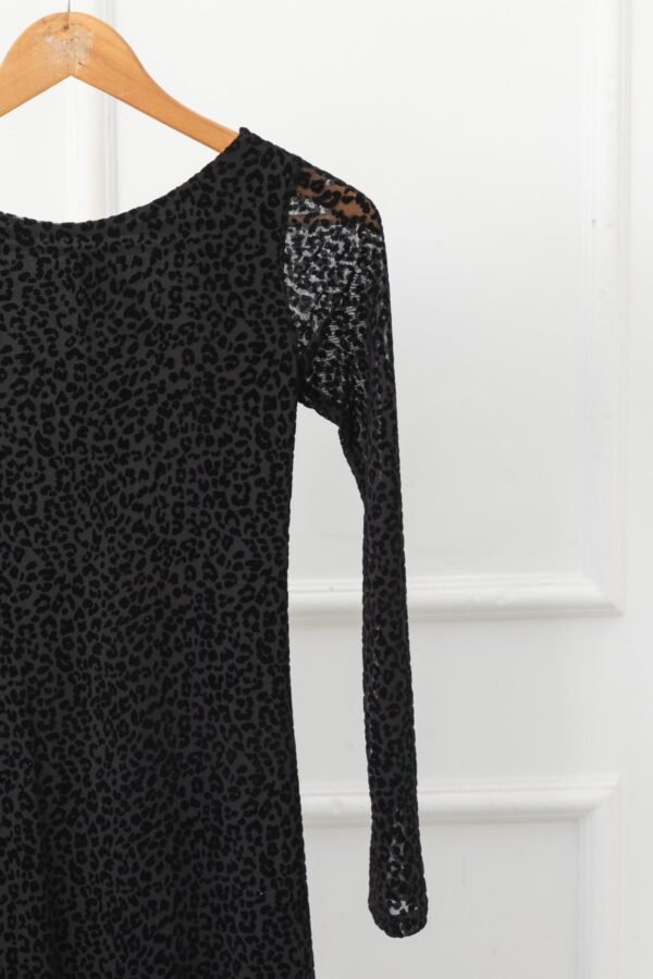 VESTIDO CORAL TUL VELVET ANIMAL PRINT