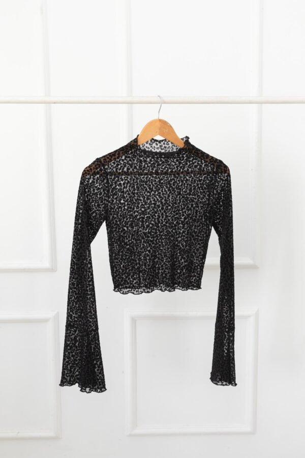 POLERA JULIETA TUL VELVET ANIMAL PRINT