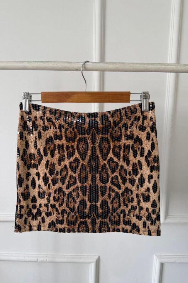 POLLERA ANIMAL LENTEJUELAS