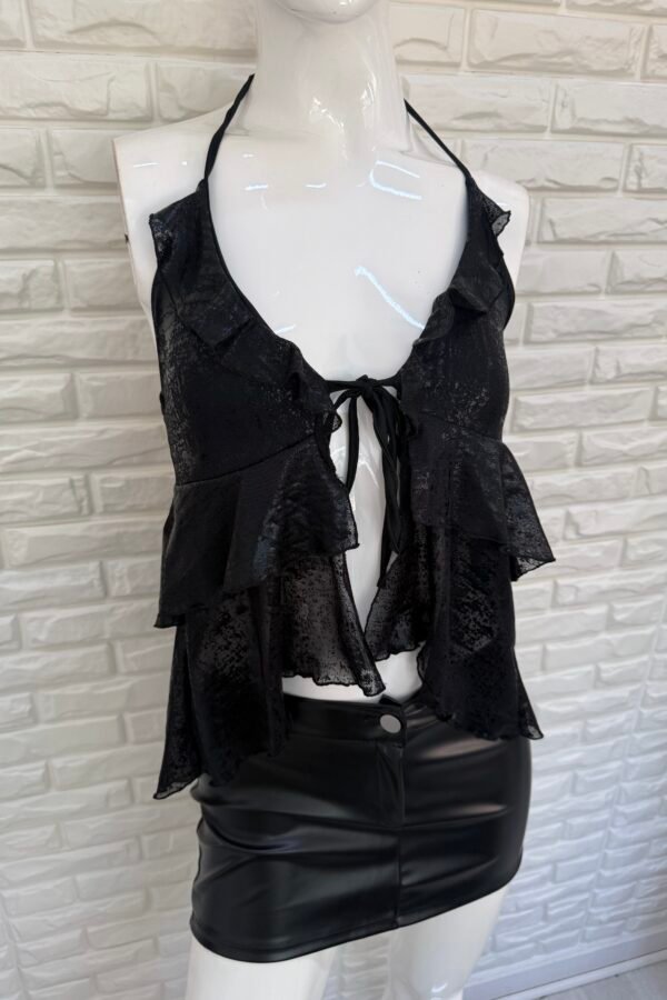 TOP SOFIA TUL METALIZADO