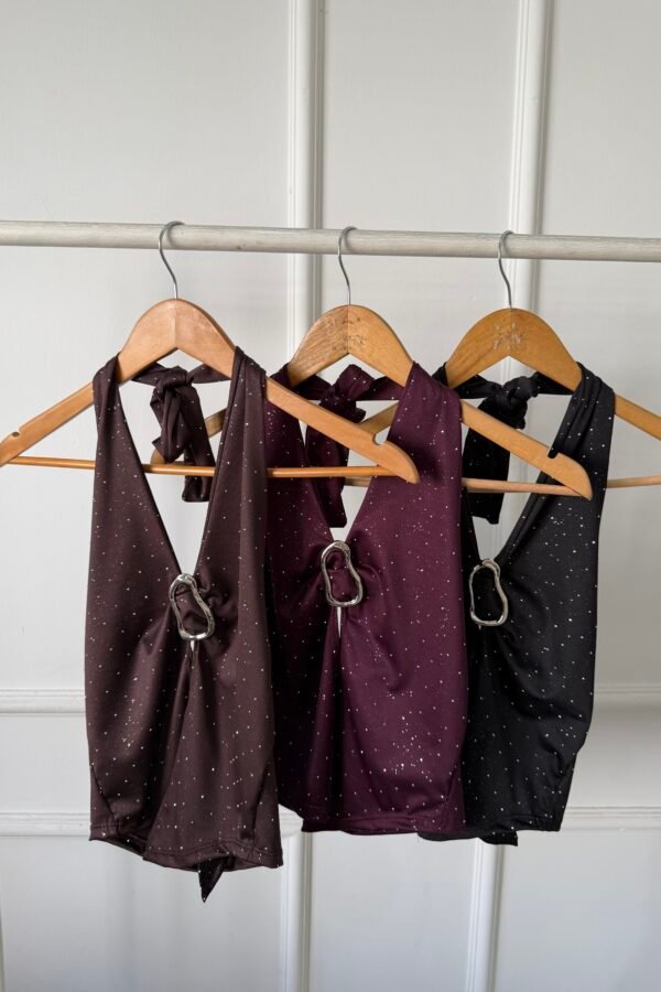 TOP MELA LYCRA GLITTER