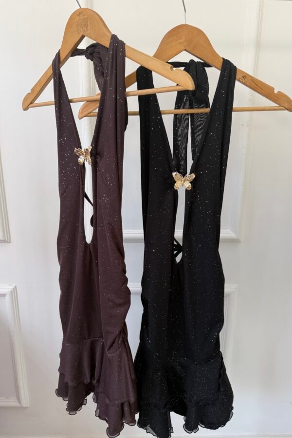 VESTIDO JESICA TUL BRILLOS