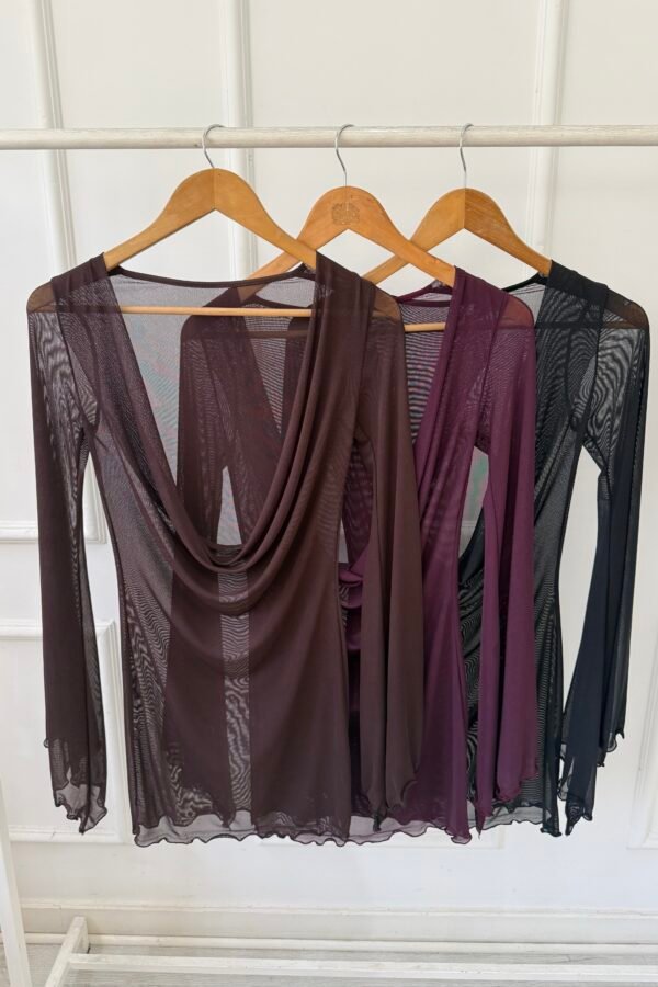 VESTIDO ELECTRA BUCHE TUL LISO