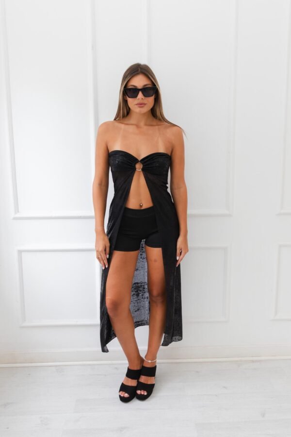 TOP AILIN TUL METALIZADO