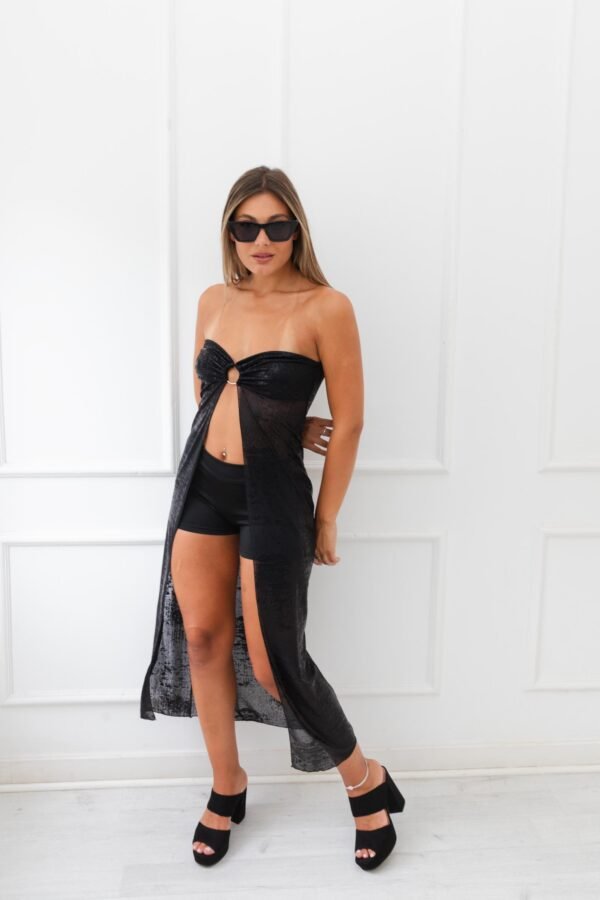 TOP AILIN TUL METALIZADO